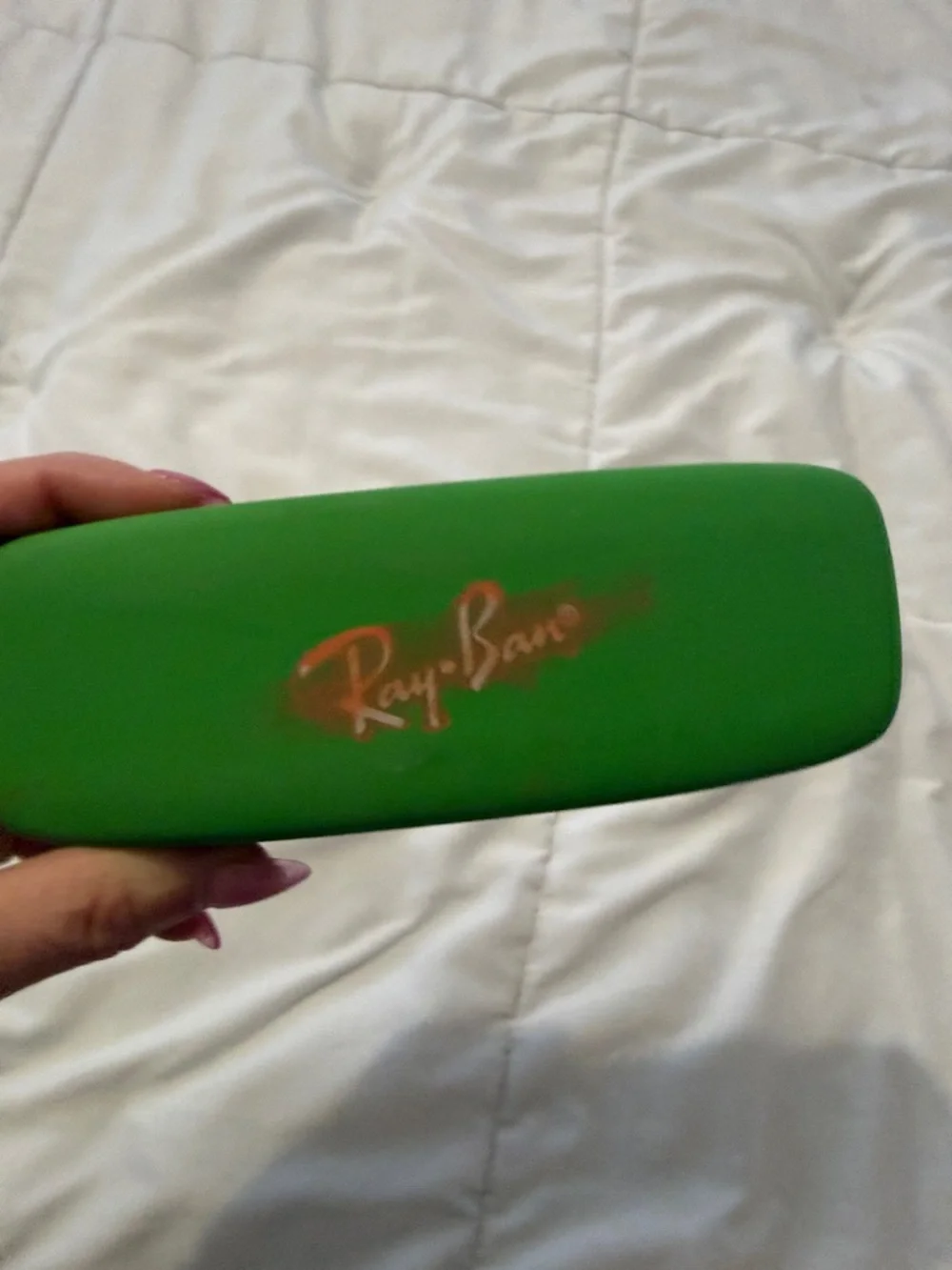 Ray-Ban Blue Gradient Rectangular Frames with Navy Temples